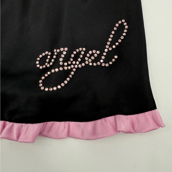 Victorias Secret Vintage Slip Dress Nightgown Size Large Angel collection Black - Picture 2 of 7